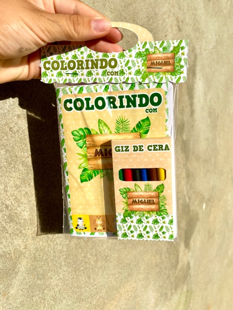 LIVRINHO DE COLORIR PERSONALIZADO