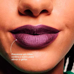 Batom Liquido Matte Glitter Effect Avon Power Stay na internet