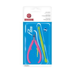 Alicate para Cutícula + Espátula Mundial Flex