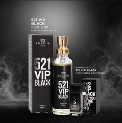 521 Vip Black - Amakha Paris - Inspirado em 212 Vip Black de Carolina Herrera