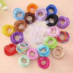 Elástico Xuxinha Para Cabelo Coloridos 12 Cartelas C/ 5 Peças