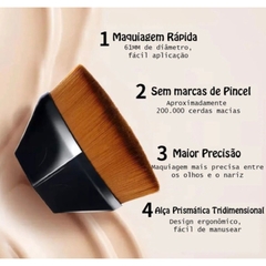 Pincel Mágico Hexagonal Médio Multifuncional - Marlu Produtos de Saúde e Beleza