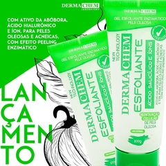 Esfoliante Gel Enzimático Pele Oleosa Dermachem 100 G - Marlu Produtos de Saúde e Beleza