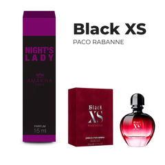 Night Lady Amakha Paris - Inspirado em Black Xs Pacco Rabanne