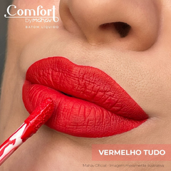 Batom Líquido Comfort - Mahav - Vermelho Tudo