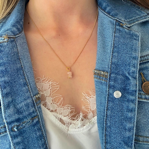 Collar cuarzo equilibrio