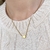 Collar Corazon Acero Graduable.