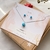 Conjunto Acero Plateado Cuarzo - Pubu accesorios