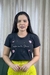 T-Shirt Escrita em Alto Relevo – Preto - comprar online