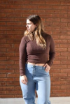 Sweater Brush Media Polera - TM31513 - VOV JEANS