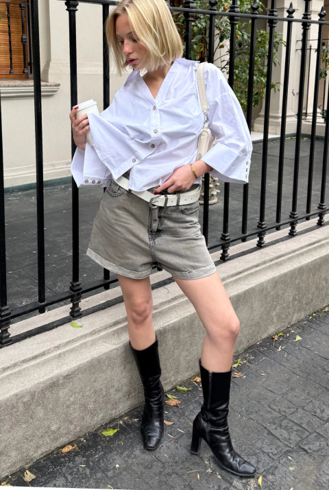 SHORT NAIA ROLL UP - JM - comprar online