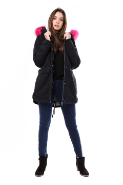 Parka Piel Natural - G5081 - comprar online