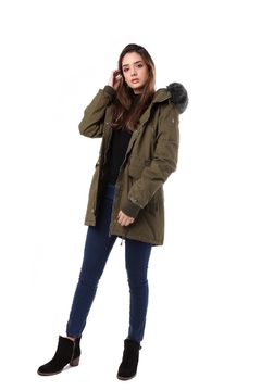 Parka Piel Natural - G5081 - comprar online