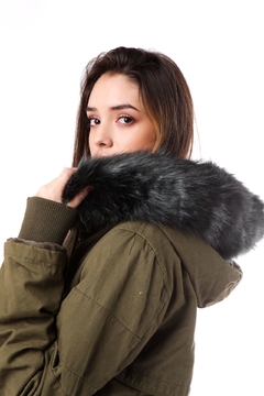 Parka Piel Natural - G5081 en internet