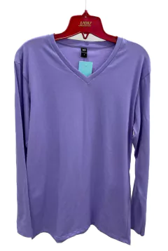 Remera M/L Cuello V - TH21523 - VOV JEANS