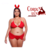 Fantasia diabinha plus size