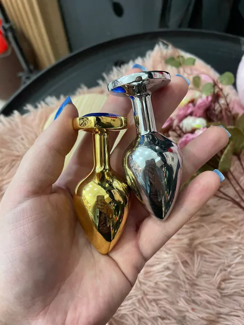Plug anal jóia luxo M