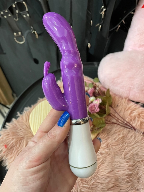 VIBRADOR RABBIT SILICONE 8 VIBRAÇÕES