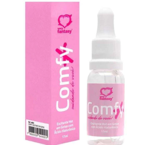 Comfy+ Excitante Hot em Gotas com Ácido Hialurônico