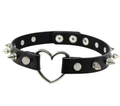 Choker Coleira Coração