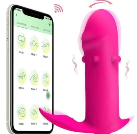 VIBRADOR CALCINHA CONTROLE POR AAP