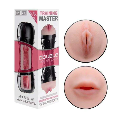 Masturbador Duplo Vagina E Boca Training Master