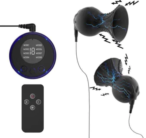 Grampos de Mamilo com Choque Elétrico