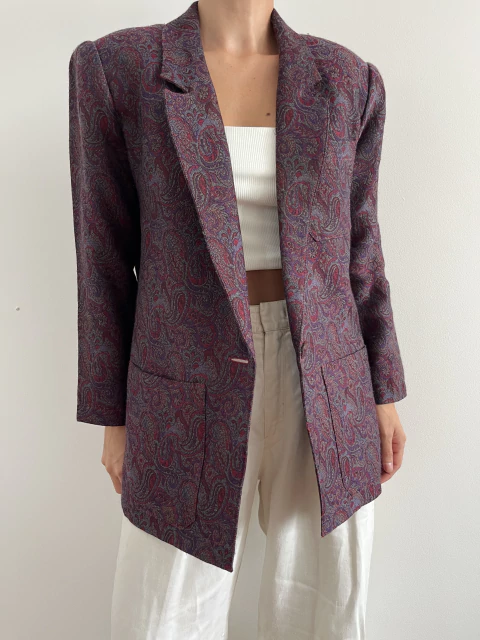 Blazer Vintage Paisley