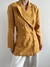 Blazer Vintage Linho Mostarda - Tordo Brechó