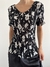 Blusa Plissada P&B - comprar online