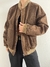 Bomber Couro Legítimo Marrom - comprar online