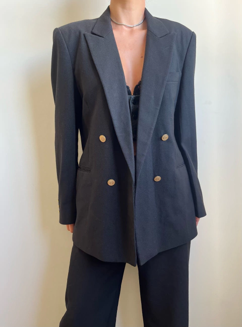 Blazer Valentino Vintage Preto