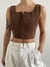 Cropped Couro Legítimo Vintage (P) - comprar online