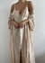 Imagem do Conjunto Vintage Bege Camisola e Robe