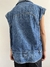 Colete Jeans Vintage Oversized - loja online