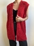 Colete vintage vermelho