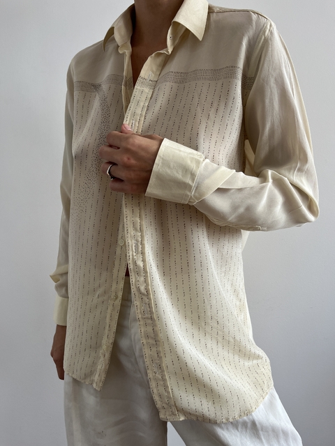 Camisa Seda Nino Cerruti Vintage - comprar online