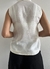 Blusa Vintage Linho Bordada Amarela na internet