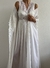 Conjunto Vintage Branco Camisola e Robe - Tordo Brechó