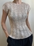 Blusa Plissada Gold - loja online