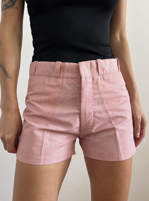 Short Vintage Vermelho