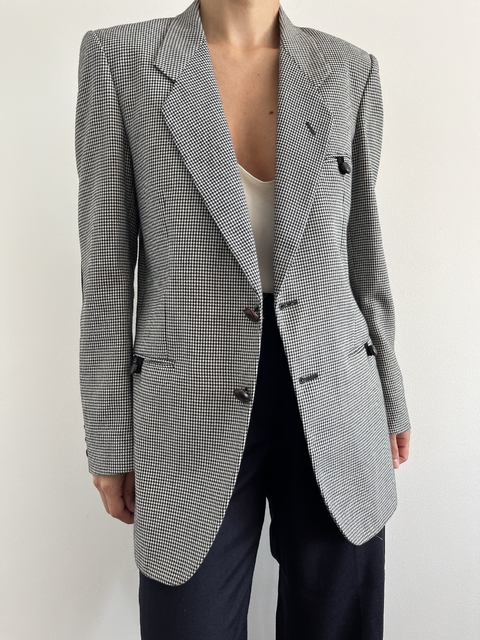 Blazer Valentino Vintage Pied Poule - comprar online