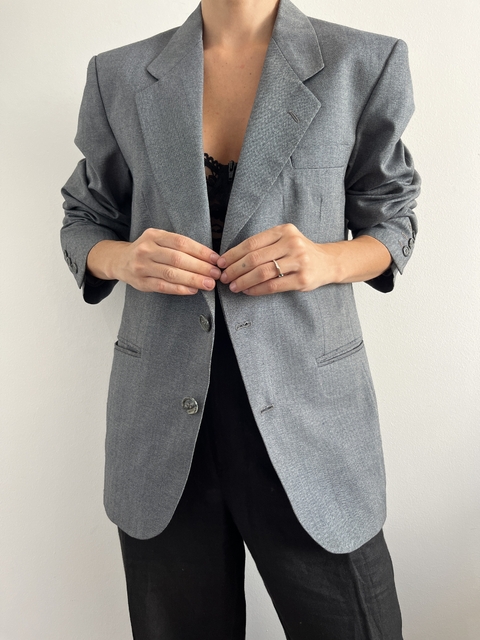 Blazer Yves Saint Laurent Vintage Cinza - comprar online