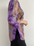 Blusa Vintage Roxa Estampada - loja online
