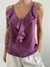 Blusa Seda Roxa na internet