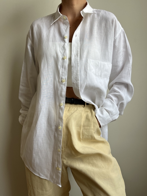 Camisa Linho Pierre Cardin