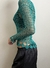 Blusa Crochê Verde - Tordo Brechó