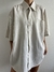 Camisão Vintage Linho Bege - Tordo Brechó