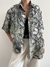 Camisa Linho e Seda Floral - loja online