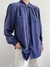 Imagem do Camisa Vintage Seda Azul